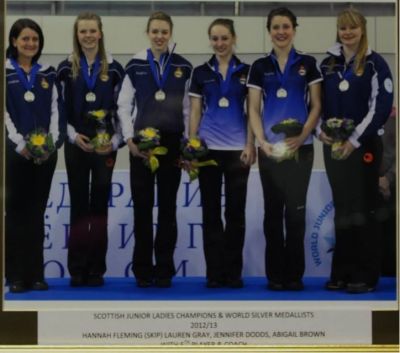 Scottish Junior Ladies Champions World Silver Medallists 2012/13