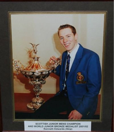 Scottish Junior Men’s Champion & World Junior Bronze Medallist 2001/02