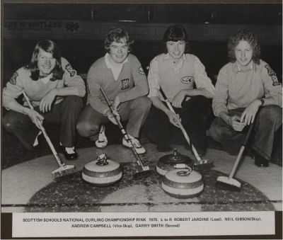 Scottish Schools National Curling Championship Rink 1975